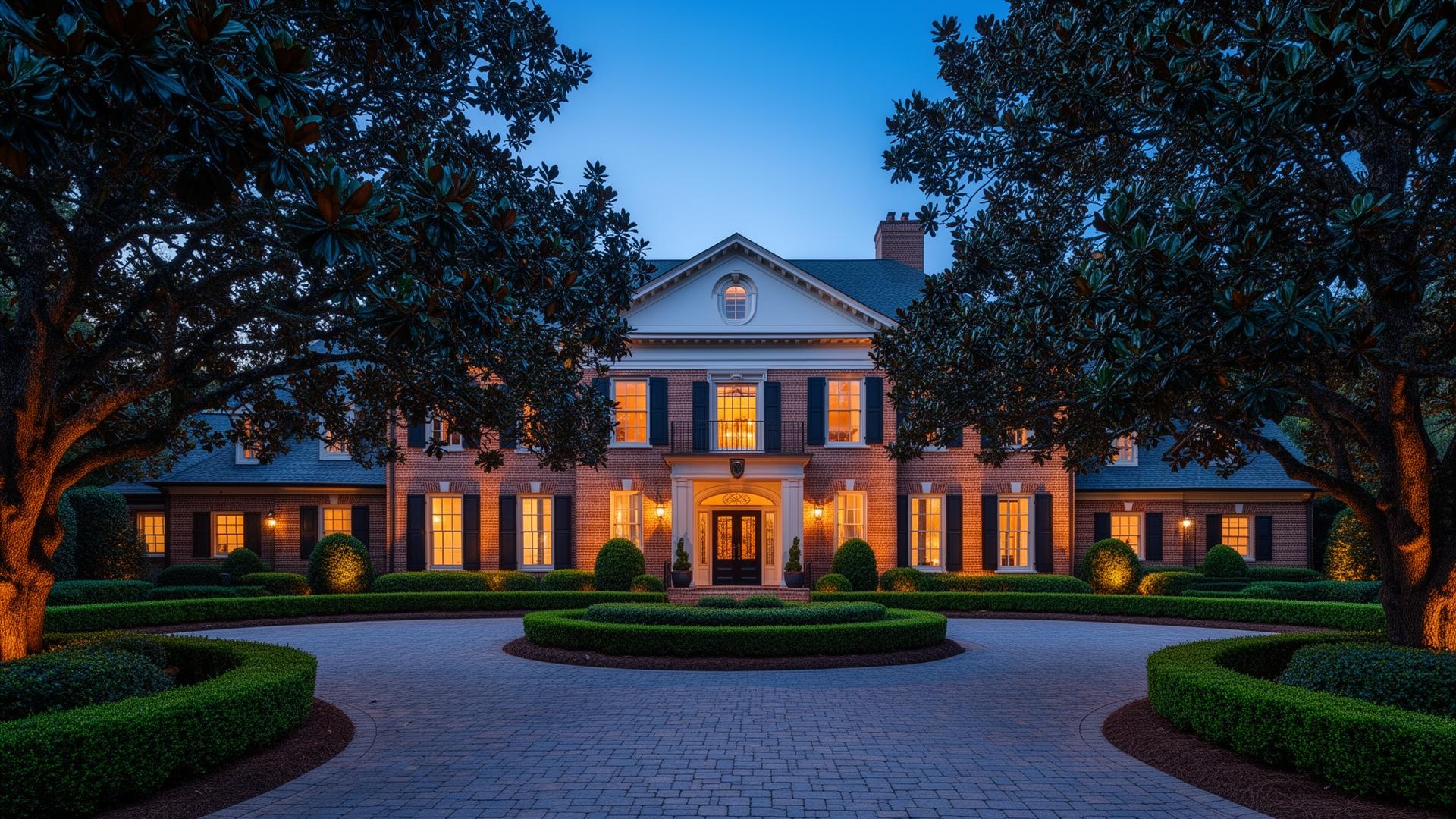 Conceptual rendering of a Charlotte luxury estate approach